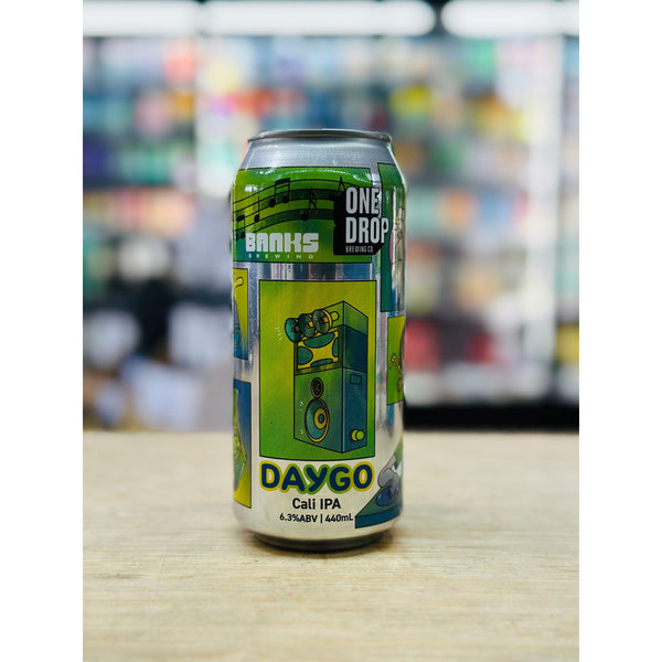 'MIX 6 OR MORE GET 20% OFF' ONE DROP BREWING DAY GO CALI IPA 6.3% ABV