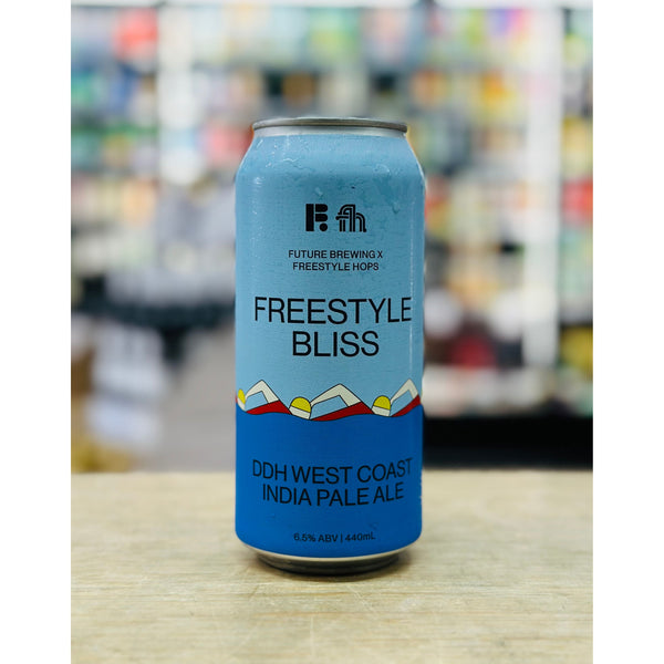 'MIX 6 OR MORE GET 20% OFF' FUTURE BREWING X FREESTYLE HOPS FREESTYLE BLISS DOUBLE DRY HOPPED WEST COAST IPA 7% ABV