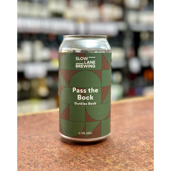 'MIX 6 OR MORE GET 20% OFF' SLOW LANE BREWING PASS THE BOCK DUNKLES BOCK 6.5% ABV