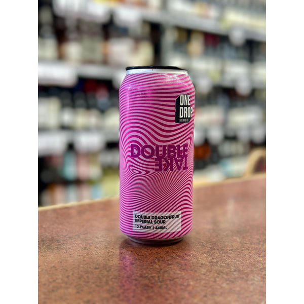'MIX 6 OR MORE GET 20% OFF' ONE DROP BREWING DOUBLETAKE DOUBLE DRAGONFRUIT IMPERIAL SOUR 10.1% ABV