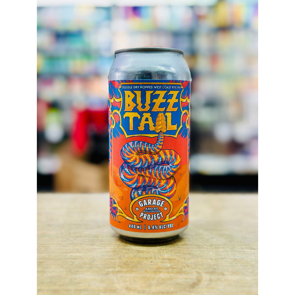 'MIX 6 OR MORE GET 20% OFF' GARAGE PROJECT BUZZ TAIL DOUBLE DRY HOPPED WEST COAST RYE IPA 6.4% ABV