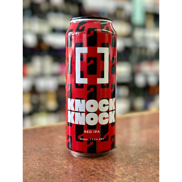 'MIX 6 OR MORE GET 20% OFF' WORKING TITLE BREWING KNOCK KNOCK RED IPA 7.5% ABV