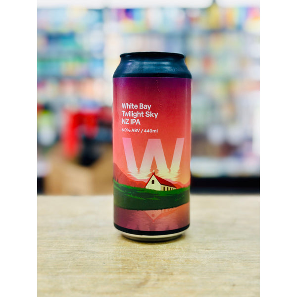 'MIX 6 OR MORE GET 20% OFF' WHITE BAY BREWING TWILIGHT SKY NZ IPA 6% ABV