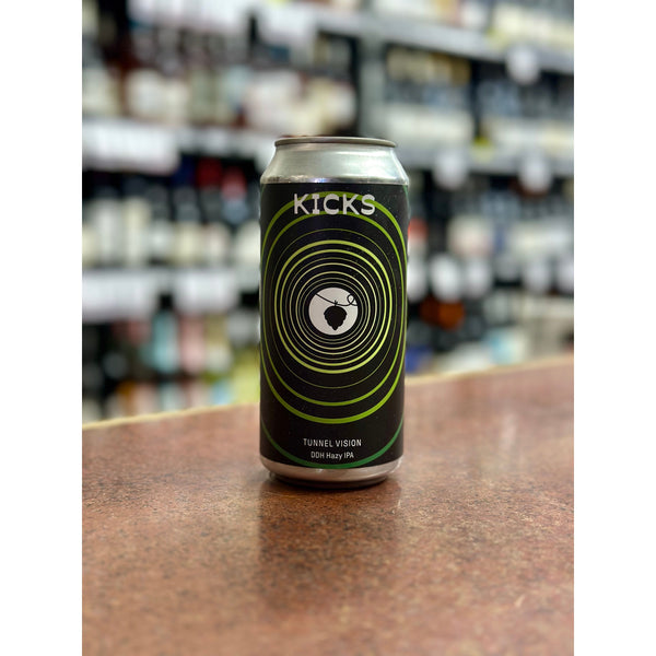 'MIX 6 OR MORE GET 20% OFF' KICKS BREWING TUNNEL VISION DOUBLE DRY HOPPED HAZY IPA 7.5% ABV