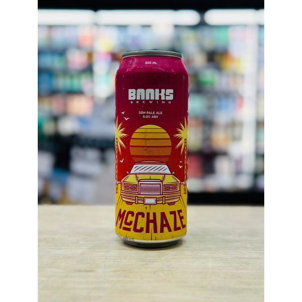 'MIX 6 OR MORE GET 20% OFF' BANKS BREWING McCHAZE DOUBLE DRY HOPPED PALE ALE 5% ABV