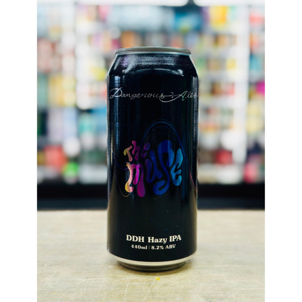 'MIX 6 OR MORE GET 20% OFF' DANGEROUS ALES BREWING THE MUSE DOUBLE DRY HOPPED HAZY DOUBLE IPA 8.2% ABV