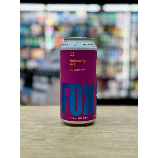 'MIX 6 OR MORE GET 20% OFF' FOX FRIDAY BALANCING ACT OAT CREAM DOUBLE IPA 8% ABV