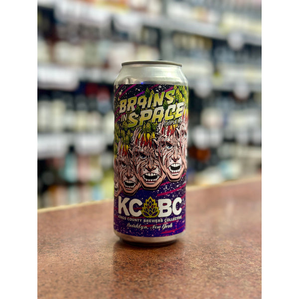'MIX 6 OR MORE GET 20% OFF' KINGS COUNTY BREWERS COLLECTIVE BRAINS IN SPACE TRIPLE IPA 10% ABV