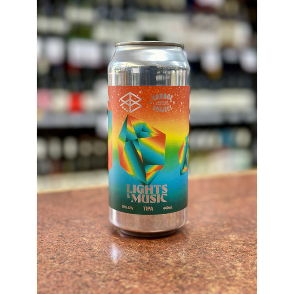 'MIX 6 OR MORE GET 20% OFF' RANGE BREWING X GARAGE PROJECT LIGHTS & MUSIC TRIPLE IPA 10% ABV