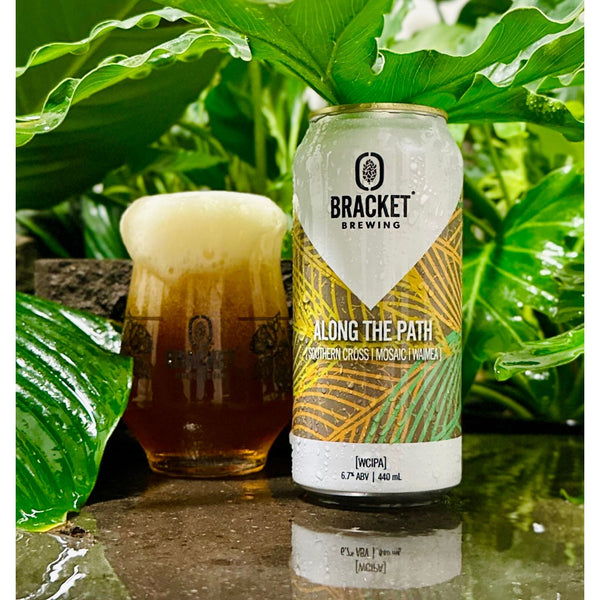 'MIX 6 OR MORE GET 20% OFF' BRACKET BREWING ALONG THE PATH WEST COAST IPA IPA 6.7% ABV