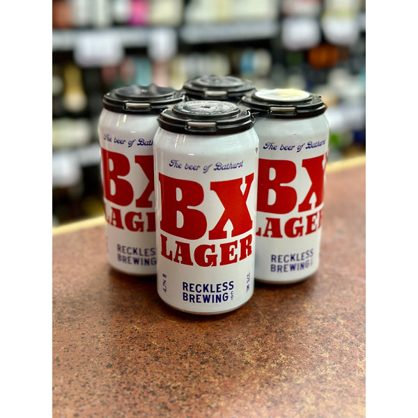 'MIX 4X4 GET 12% OFF' RECKLESS BREWING BX LAGER 4.7% ABV