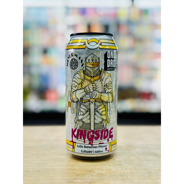 'MIX 6 OR MORE GET 20% OFF' ONE DROP BREWING X WEERMANN BREWING KINGSIDE LODO BOHEMIAN PILSNER 5% ABV