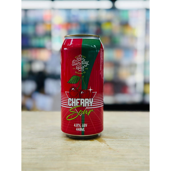 'MIX 6 OR MORE GET 20% OFF' SUNDAY ROAD BREWING CHERRY SOUR 4.8% ABV