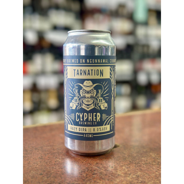 'MIX 6 OR MORE GET 20% OFF' CYPHER BREWING TARNATION HAZY DOUBLE IPA 8% ABV