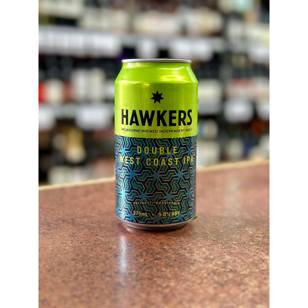 'MIX 6 OR MORE GET 20% OFF' HAWKERS DOUBLE WEST COAST IPA 9% ABV