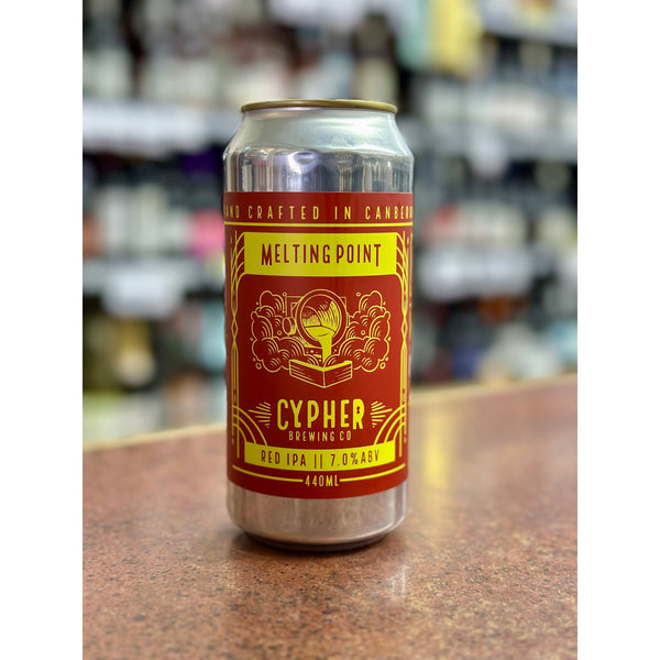 'MIX 6 OR MORE GET 20% OFF' CYPHER BREWING MELTING POINT RED IPA 7% ABV