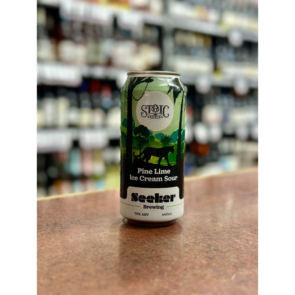 'MIX 6 OR MORE GET 20% OFF' SEEKER BREWING X STOIC BREWING PINE LIME ICE CREAM SOUR 7.5% ABV
