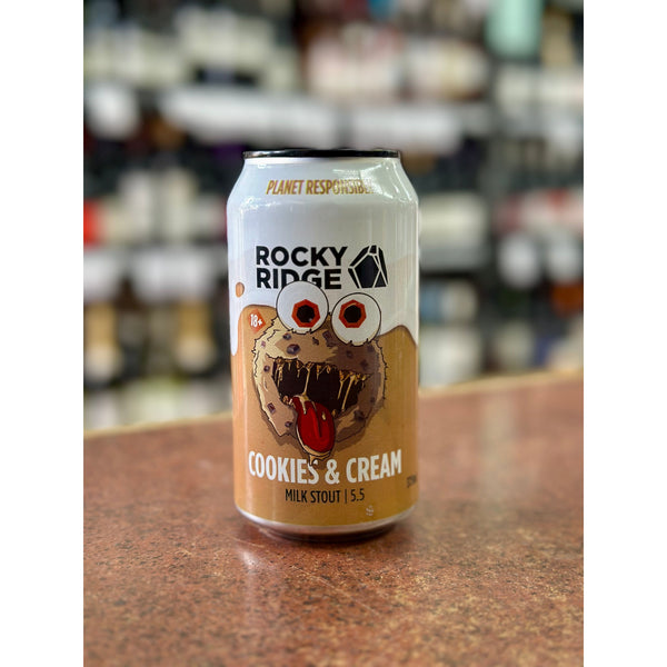 'MIX 6 OR MORE GET 20% OFF' ROCKY RIDGE BREWING COOKIES & CREAM MILK STOUT STOUT 5.5% ABV