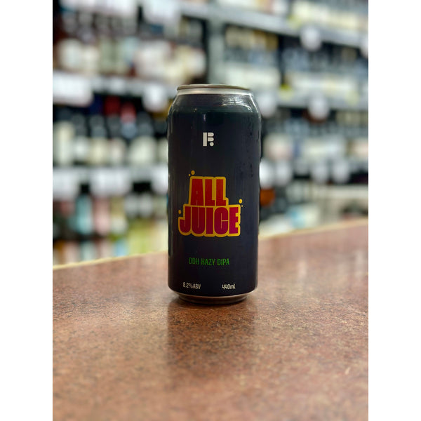 'MIX 6 OR MORE GET 20% OFF' FUTURE BREWING ALL JUICE DOUBLE DRY HOPPED HAZY DOUBLE IPA 8.2% ABV