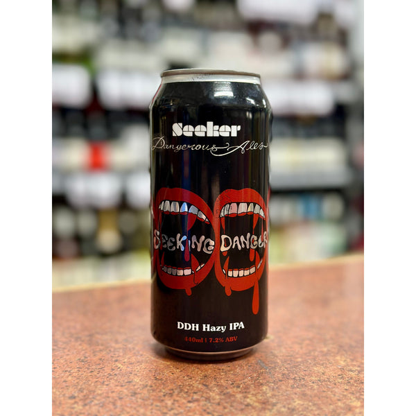 'MIX 6 OR MORE GET 20% OFF' DANGEROUS ALES BREWING X SEEKER BREWING SEEKING DANGER DOUBLE DRY HOPPED IPA 7.2% ABV