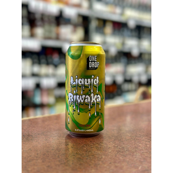 'MIX 6 OR MORE GET 20% OFF' ONE DROP BREWING LIQUID RIWAKA DOUBLE DRY HOPPED 6.5% ABV