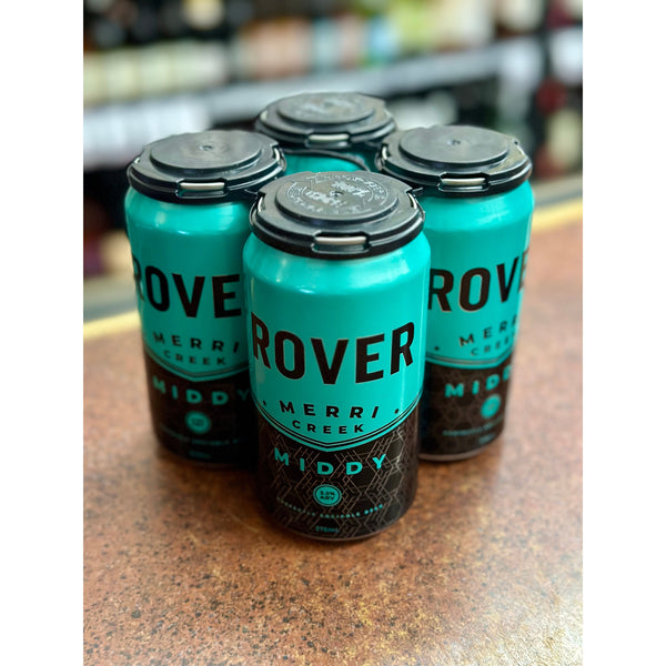 'MIX 4X4 GET 12% OFF' ROVER BY HAWKERS BREWING MERRI CREEK MIDDY 3.5% ABV