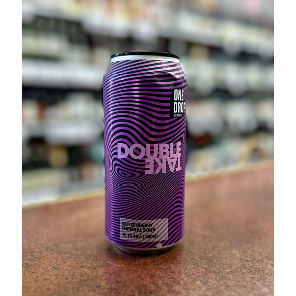 'MIX 6 OR MORE GET 20% OFF' ONE DROP BREWING DOUBLETAKE BOYSENBERRY IMPERIAL SOUR 10.1% ABV