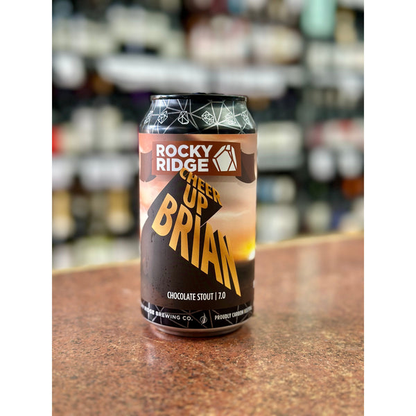 'MIX 6 OR MORE GET 20% OFF' ROCKY RIDGE BREWING CHEER UP BRIAN CHOCOLATE STOUT 7% ABV