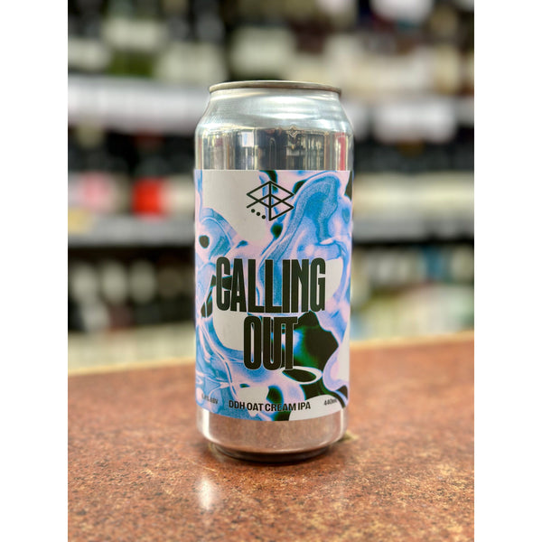 'MIX 6 OR MORE GET 20% OFF' RANGE BREWING CALLING OUT DOUBLE DRY HOPPED OAT CREAM IPA 6.4% ABV