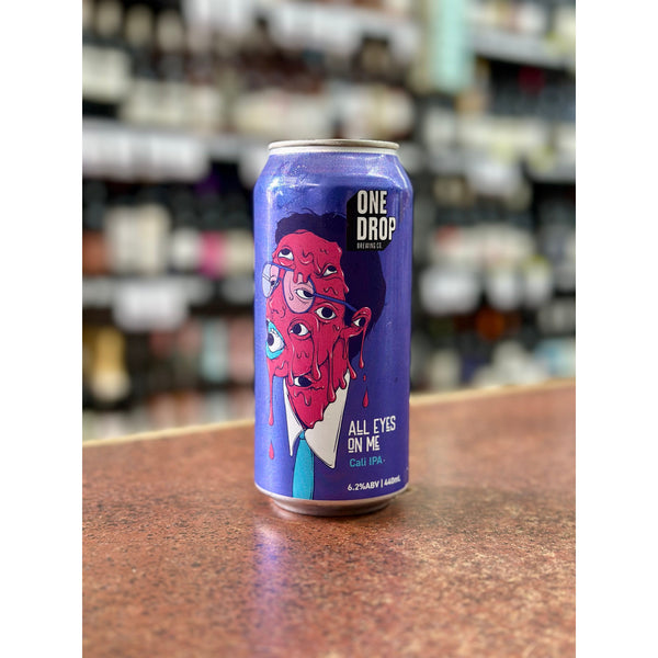 'MIX 6 OR MORE GET 20% OFF' ONE DROP BREWING ALL EYES ON ME CALI IPA 6.2% ABV