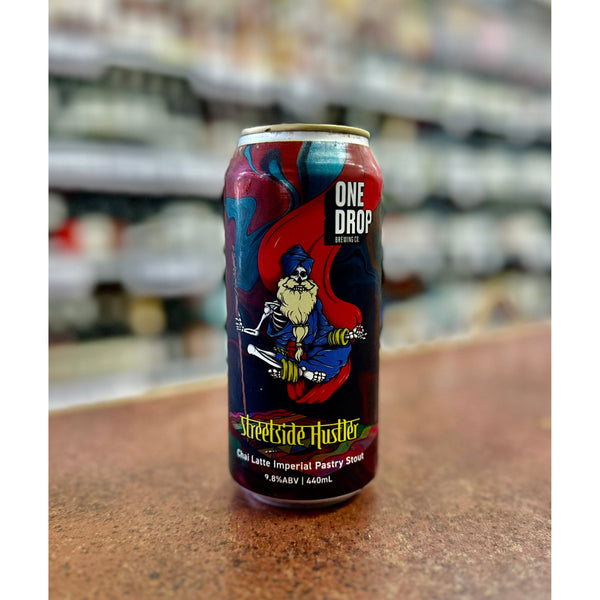 'MIX 6 OR MORE GET 20% OFF' ONE DROP BREWING STREETSIDE HUSTLER CHAI LATTE IMPERIAL PASTRY STOUT 9.8% ABV