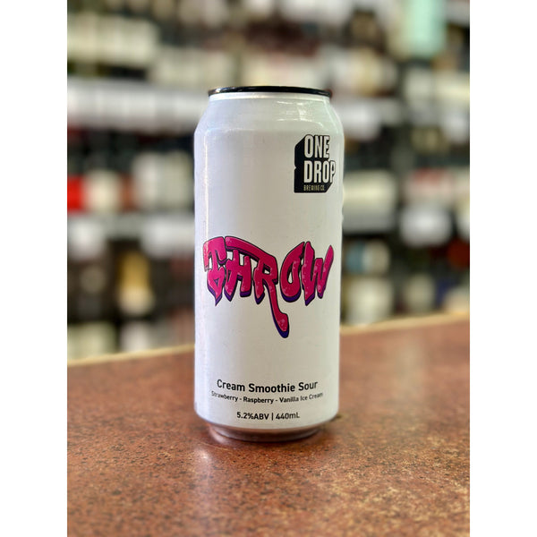 'MIX 6 OR MORE GET 20% OFF' ONE DROP BREWING THROW CREAM SMOOTHIE SOUR 5.2% ABV