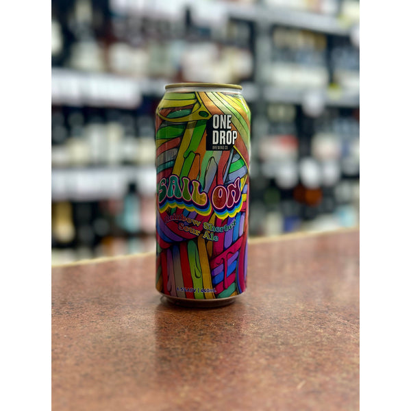 'MIX 6 OR MORE GET 20% OFF' ONE DROP BREWING  SAIL ON RAINBOW SHERBET SOUR ALE 6.5% ABV