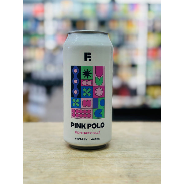 'MIX 6 OR MORE GET 20% OFF' FUTURE BREWING PINK POLO DOUBLE DRY HOPPED HAZY PALE 5.5% ABV