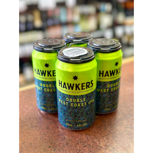 'MIX 4X4 GET 12% OFF' HAWKERS BREWING DOUBLE WEST COAST IPA 9% ABV