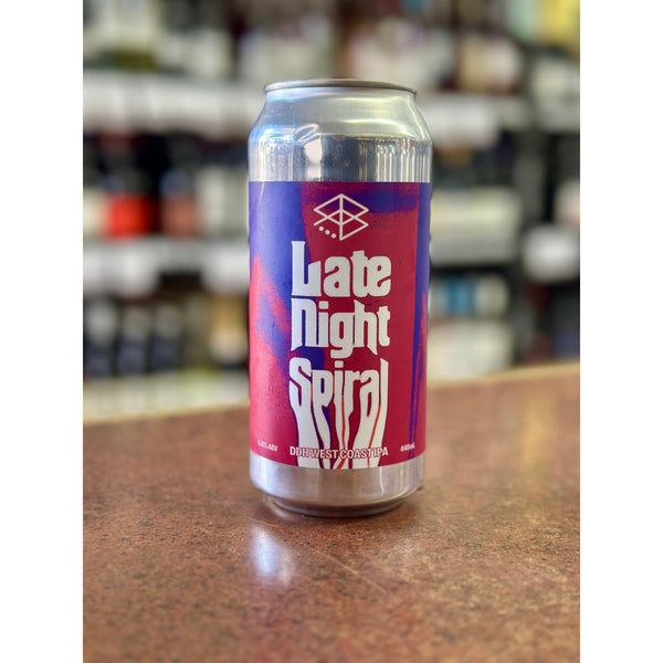 'MIX 6 OR MORE GET 20% OFF' RANGE BREWING LATE NIGHT SPIRAL WEST COAST DOUBLE DRY HOPPED IPA 6.8% ABV
