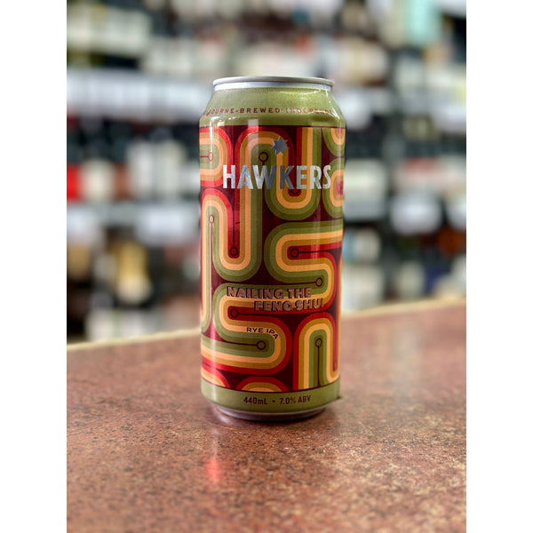 'MIX 6 OR MORE GET 20% OFF' HAWKERS NAILING THE FENG SHUI RYE IPA 7% ABV