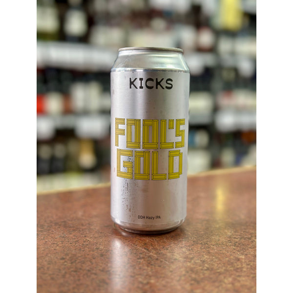 'MIX 6 OR MORE GET 20% OFF' KICKS BREWING FOOL'S GOLD DOUBLE DRY HOPPED HAZY IPA 7.3% ABV