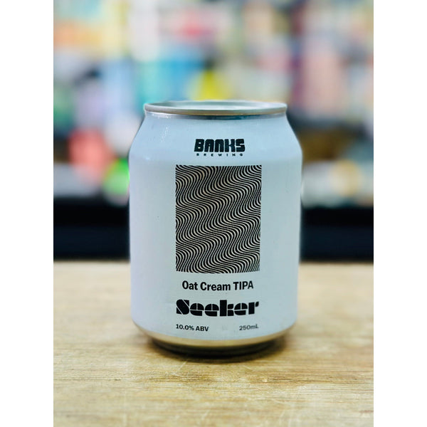 'MIX 6 OR MORE GET 20% OFF' SEEKER BREWING X BANKS BREWING OAT CREAM TRIPLE IPA 10% ABV