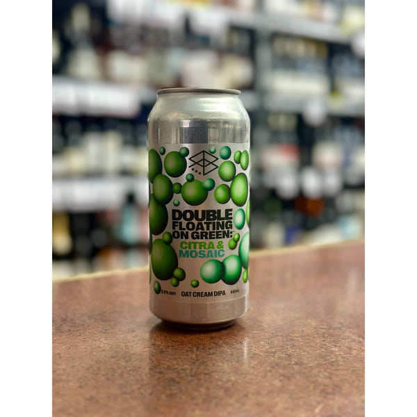 'MIX 6 OR MORE GET 20% OFF' RANGE BREWING DOUBLE FLOATING ON GREEN: CITRA & MOSAIC OAT CREAM DOUBLE IPA 8.6% ABV