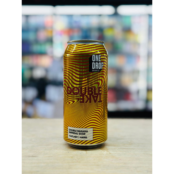 'MIX 6 OR MORE GET 20% OFF' ONE DROP BREWING DOUBLETAKE DOUBLE BANANA IMPERIAL SOUR 10% ABV