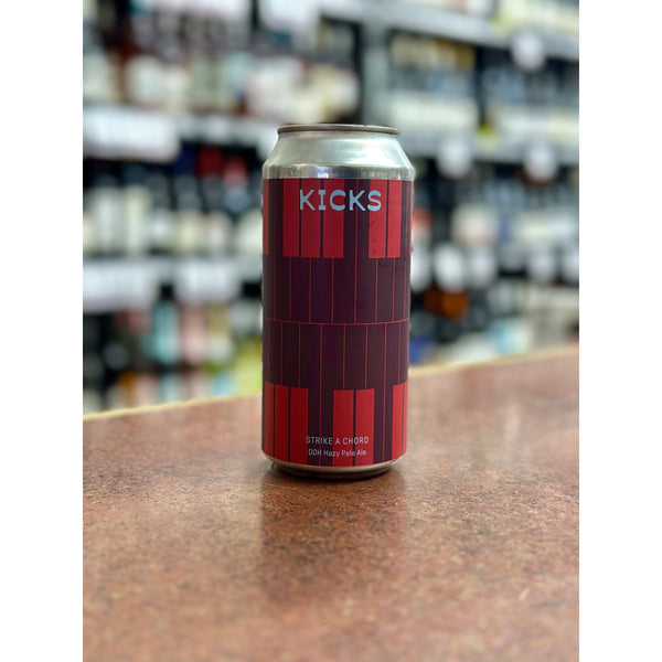 'MIX 6 OR MORE GET 20% OFF' KICKS BREWING STRIKE A CHORD DOUBLE DRY HOPPED HAZY PALE ALE 4.8% ABV