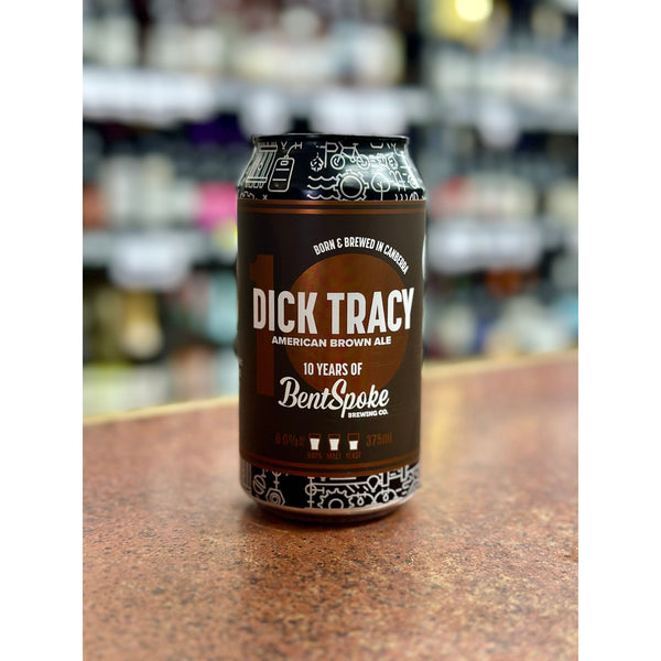'MIX 6 OR MORE GET 20% OFF' BENTSPOKE BREWING DICK TRACY AMERICAN BROWN ALE 6% ABV