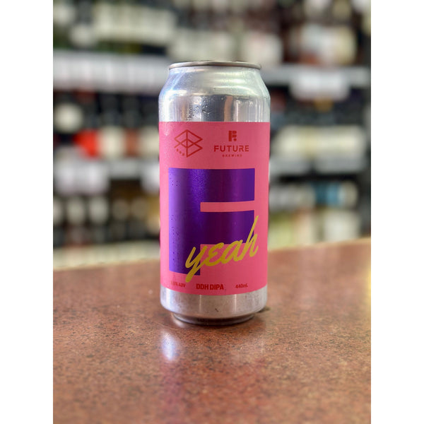 'MIX 6 OR MORE GET 20% OFF' RANGE BREWING X FUTURE BREWING F YEAH DOUBLE DRY HOPPED DOUBLE IPA 8.5% ABV