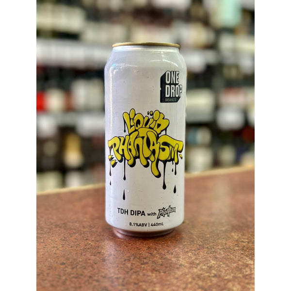 'MIX 6 OR MORE GET 20% OFF' ONE DROP BREWING LIQUID PHANTASM TRIPLE DRY HOPPED DOUBLE IPA 8.1% ABV