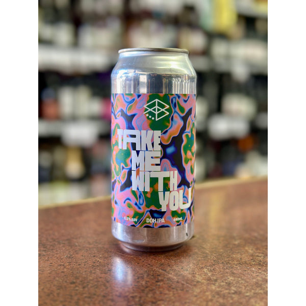 'MIX 6 OR MORE GET 20% OFF' RANGE BREWING TAKE ME WITH YOU DOUBLE DRY HOPPED IPA 6.5% ABV