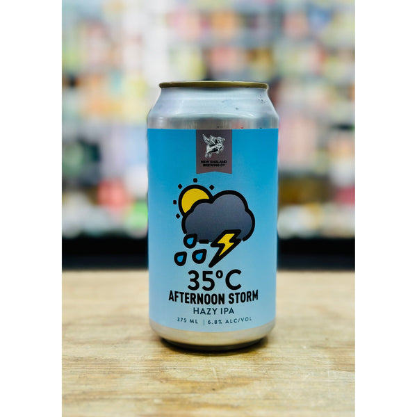 'MIX 6 OR MORE GET 20% OFF' NEW ENGLAND BREWING 35°C AFTERNOON STORM HAZY IPA 6.8% ABV