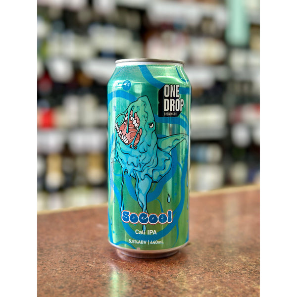 'MIX 6 OR MORE GET 20% OFF' ONE DROP BREWING SO COOL CALI IPA 5.8% ABV