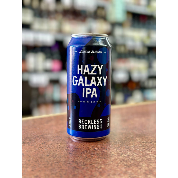 'MIX 6 OR MORE GET 20% OFF' RECKLESS BREWING HAZY GALAXY IPA 6.5% ABV