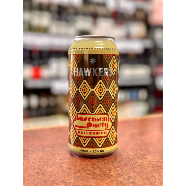 'MIX 6 OR MORE GET 20% OFF' HAWKERS BREWING BASEMENT PARTY KELLERBIER 4.5% ABV